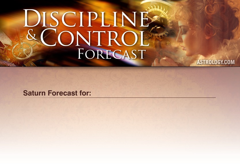 Discipline and Control Forecast